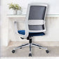 25" Wide Modern Desk Chair Breathable AirGrid Fixed Arms Office Chair Blue 1 Piece Clearhalo 'furn' 'furn_office_chair' 'Furniture' 'Office Chairs' 'Office Furniture' 'office_chair' 6358584