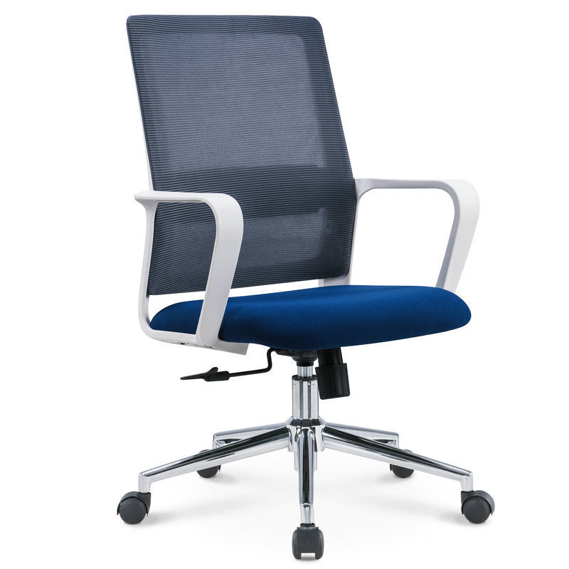 25" Wide Modern Desk Chair Breathable AirGrid Fixed Arms Office Chair Clearhalo 'furn' 'furn_office_chair' 'Furniture' 'Office Chairs' 'Office Furniture' 'office_chair' 6358591