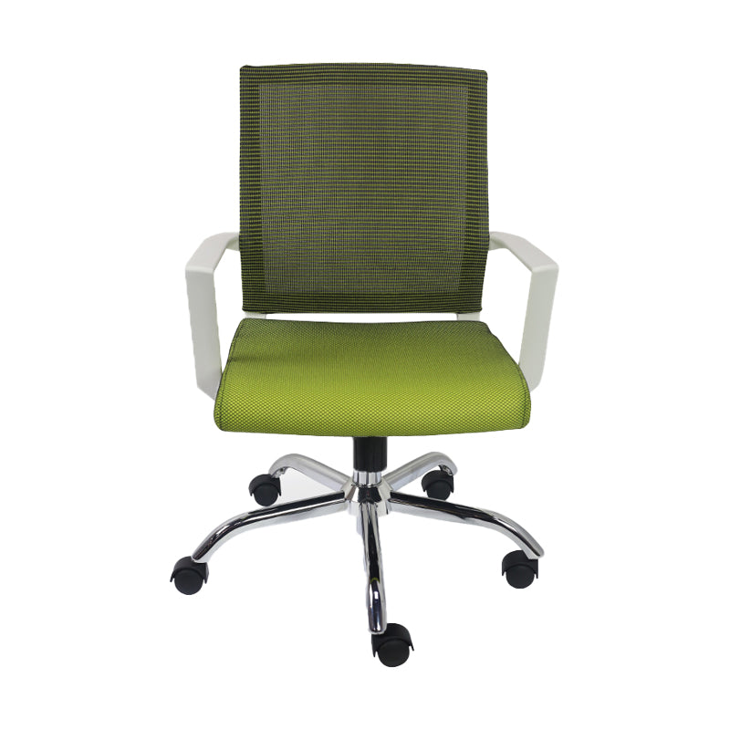Modern Ergonomic Mesh Task Chair Office Fixed Arms Swivel Chair Green 1 Piece Clearhalo 'furn' 'furn_office_chair' 'Furniture' 'Office Chairs' 'Office Furniture' 'office_chair' 6358632