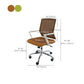 Modern Ergonomic Mesh Task Chair Office Fixed Arms Swivel Chair Clearhalo 'furn' 'furn_office_chair' 'Furniture' 'Office Chairs' 'Office Furniture' 'office_chair' 6358644