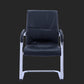 Contemporary PU Computer Chair Faux Leather and Chrome Frame Office Chair Clearhalo 'furn' 'furn_office_chair' 'Furniture' 'Office Chairs' 'Office Furniture' 'office_chair' 6358669