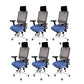 Modern Desk Chair Mesh Ergonomic Conference Chair Mid-Back Chair with Wheels