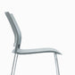 16" Wide Modern Desk Chair No Wheels Mid Back Conference Chair