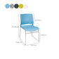 16" Wide Modern Desk Chair No Wheels Mid Back Conference Chair