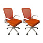 Modern Desk Chair Mesh Conference Chair Mid-Back Chair with Wheels