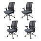 Modern Desk Chair Mesh Conference Chair Mid/High-Back Chair with Wheels