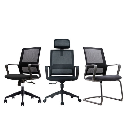 Moderne bureaustoel Mesh Conference stoel Mid/high-back stoel met wielen