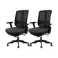 Modern Desk Chair Mesh Conference Chair Mid/High-Back Chair with Wheels
