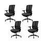 Modern Desk Chair Mesh Conference Chair Mid/High-Back Chair with Wheels