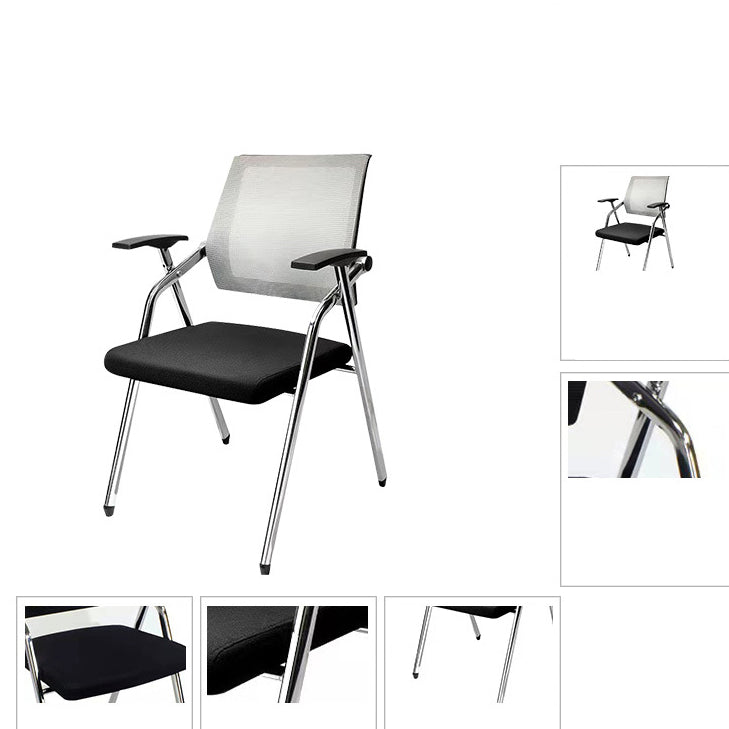 Mid-Back Conference Chair Contemporary Upholstered Office Chair Clearhalo 'furn' 'furn_office_chair' 'Furniture' 'Office Chairs' 'Office Furniture' 'office_chair' 6358893