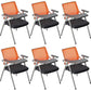 Mid-Back Conference Chair Contemporary Upholstered Office Chair Black-Yellow 6 Piece Set Casters Not Included Clearhalo 'furn' 'furn_office_chair' 'Furniture' 'Office Chairs' 'Office Furniture' 'office_chair' 6358916