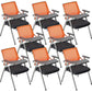 Mid-Back Conference Chair Contemporary Upholstered Office Chair Black-Yellow 8 Piece Set Casters Not Included Clearhalo 'furn' 'furn_office_chair' 'Furniture' 'Office Chairs' 'Office Furniture' 'office_chair' 6358917