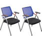 Mid-Back Conference Chair Contemporary Upholstered Office Chair Blue-Black 2 Piece Set Casters Not Included Clearhalo 'furn' 'furn_office_chair' 'Furniture' 'Office Chairs' 'Office Furniture' 'office_chair' 6358922
