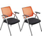 Mid-Back Conference Chair Contemporary Upholstered Office Chair Yellow Black 2 Piece Set Casters Not Included Clearhalo 'furn' 'furn_office_chair' 'Furniture' 'Office Chairs' 'Office Furniture' 'office_chair' 6358930