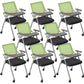 Mid-Back Conference Chair Contemporary Upholstered Office Chair Green-Black 8 Piece Set Casters Included Clearhalo 'furn' 'furn_office_chair' 'Furniture' 'Office Chairs' 'Office Furniture' 'office_chair' 6358961