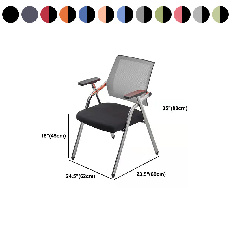 Mid-Back Conference Chair Contemporary Upholstered Office Chair Clearhalo 'furn' 'furn_office_chair' 'Furniture' 'Office Chairs' 'Office Furniture' 'office_chair' 6358967