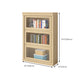 Contemporary Standard Bookshelf Wood Engineered Bookcase with Doors