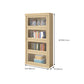 Contemporary Standard Bookshelf Wood Engineered Bookcase with Doors