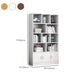 Modern Vertical Closed Back Bookcase Engineered Wood Bookshelf with Cabinets Clearhalo 'Bookcases' 'furn' 'furn_bookcases' 'Furniture' 'Office Furniture' 6359128