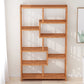 Contemporary Bookcase Open Shelf Bamboo Vertical Shelf Bookcase Clearhalo 'Bookcases' 'furn' 'furn_bookcases' 'Furniture' 'Office Furniture' 6359130