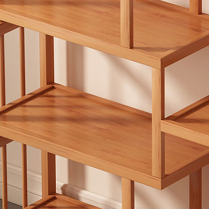 Contemporary Bookcase Open Shelf Bamboo Vertical Shelf Bookcase Clearhalo 'Bookcases' 'furn' 'furn_bookcases' 'Furniture' 'Office Furniture' 6359145