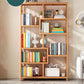 Contemporary Bookcase Open Shelf Bamboo Vertical Shelf Bookcase Clearhalo 'Bookcases' 'furn' 'furn_bookcases' 'Furniture' 'Office Furniture' 6359158