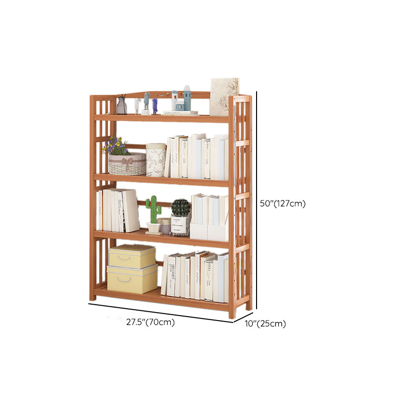 Contemporary Bookcase Open Shelf Bamboo Vertical Shelf Bookcase Clearhalo 'Bookcases' 'furn' 'furn_bookcases' 'Furniture' 'Office Furniture' 6359176