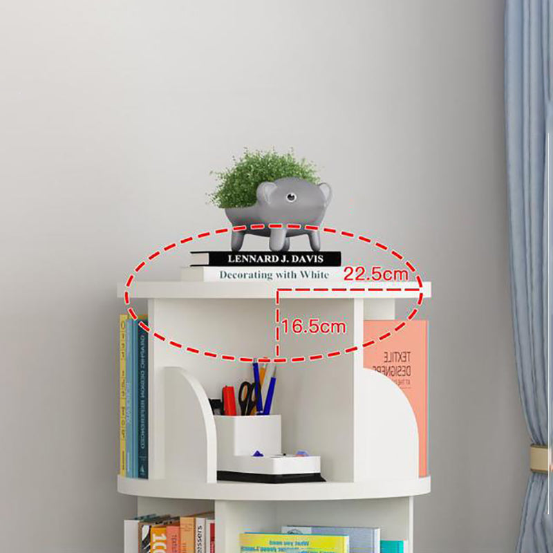 Libreria contemporanea Scaffale di libri in legno ingegnerizzato verticale per sala da studio