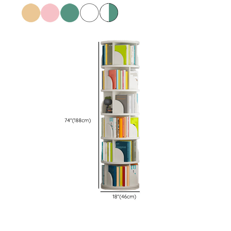 Libreria contemporanea Scaffale di libri in legno ingegnerizzato verticale per sala da studio