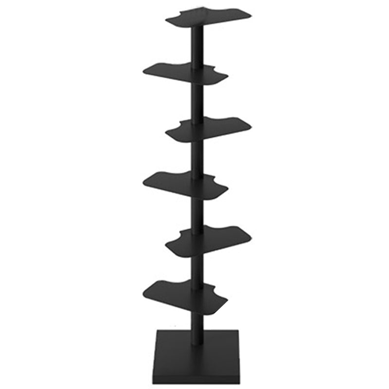 Corner Shelf Bookcase Modern Style Metal Multi Tiers Bookcase