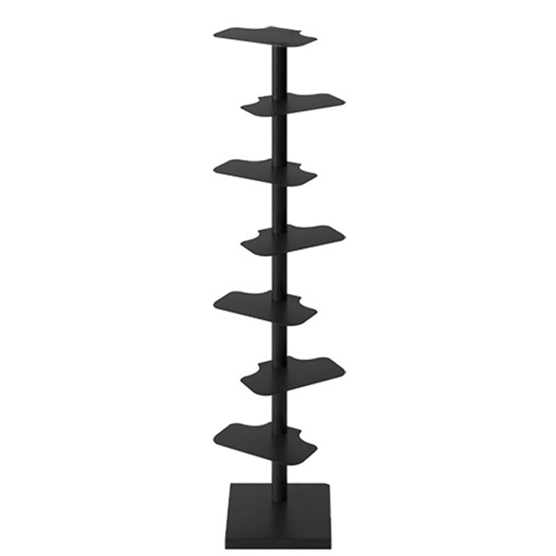 Corner Shelf Bookcase Modern Style Metal Multi Tiers Bookcase