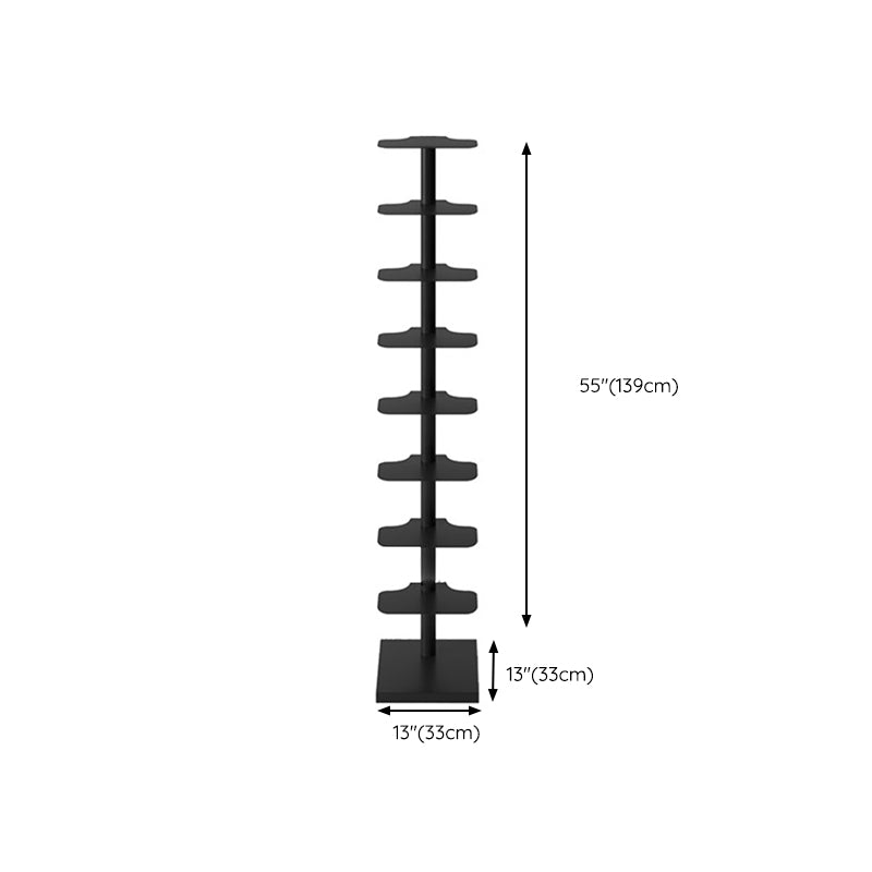 Corner Shelf Bookcase Modern Style Metal Multi Tiers Bookcase