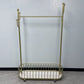 Gorgeous Plain Coat Rack Coat Hooks Basket Storage Metal Coat Rack with Castors