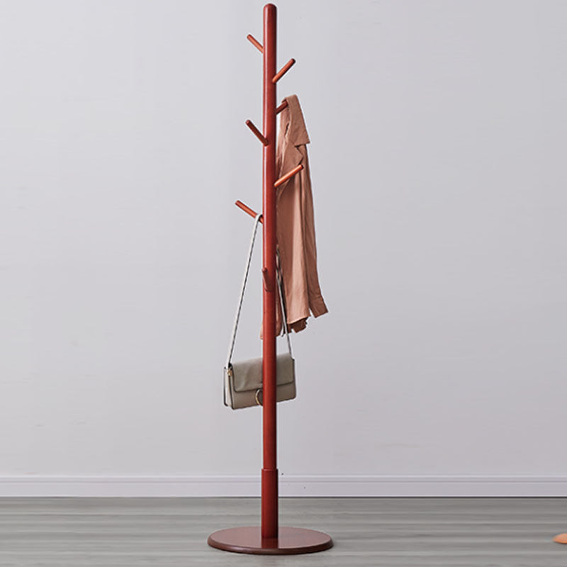 68,9 "albero di sala con gancio di stoccaggio, legno massiccio in legno massimo albero da sala