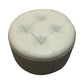 Contemporary Pouf Ottoman Faux Leather Upholstered Tufted Cylinder Shape Ottoman Clearhalo 'furn' 'furn_ottomans_poufs' 'Furniture' 'Living Room Furniture' 'Ottomans & Poufs' 'ottomans_poufs' 6360062