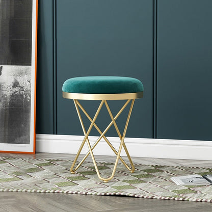 Modern Pink Standard Tear Resistant Velvet Standard Velvet for Living Room Green 1 Piece Clearhalo 'furn' 'furn_ottomans_poufs' 'Furniture' 'Living Room Furniture' 'Ottomans & Poufs' 'ottomans_poufs' 6360077