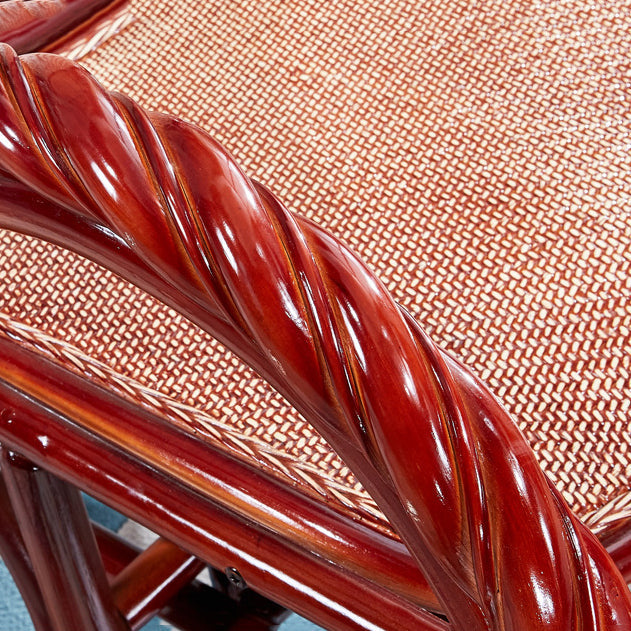 Woven Rope Rocking Chair Rattan Traditional Solid Rocking Accent Chair with Cushions Clearhalo 'Chairs & Seating' 'furn' 'furn_rocking_chairs' 'Furniture' 'Living Room Furniture' 'Rocking Chairs' 'rocking_chairs' 6362455