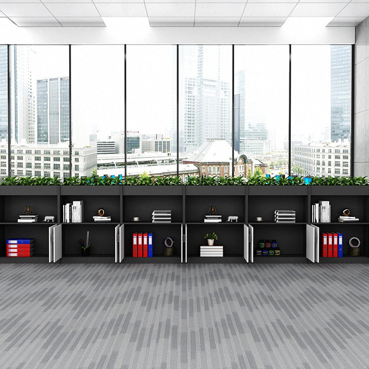 Estantes de almacenamiento de bloqueo de madera de archivo de estilo nórdico