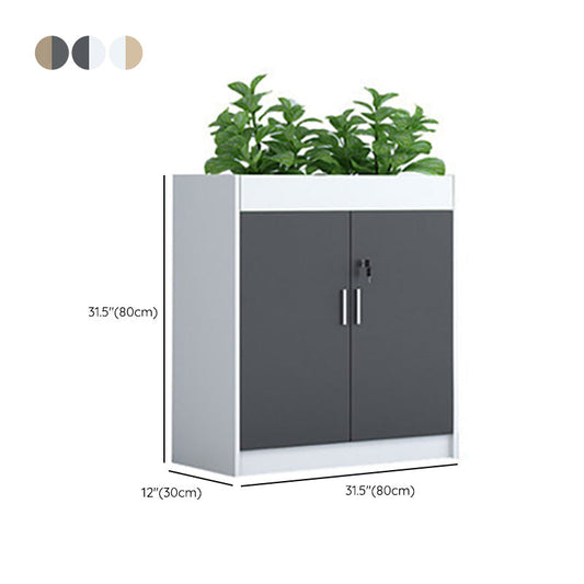 Estantes de almacenamiento de bloqueo de madera de archivo de estilo nórdico