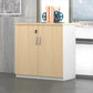 Nordic Style File Cabinets Solid Wood Horizontal File Cabinet with Key Lock