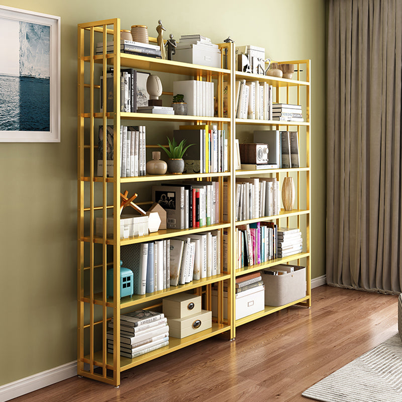 Libreria in metallo moderno libreria Etagere con retro aperto 70 "H x 19,7" W