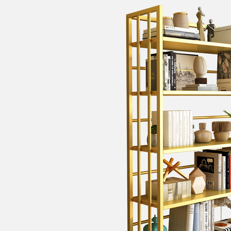 Libreria in metallo moderno libreria Etagere con retro aperto 70 "H x 19,7" W