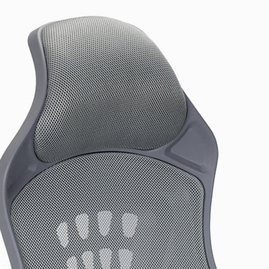 Modern Desk Chair Mesh Swivel Executive Chair High-Back Chair in Gray Clearhalo 'furn' 'furn_office_chair' 'Furniture' 'Office Chairs' 'Office Furniture' 'office_chair' 6362632