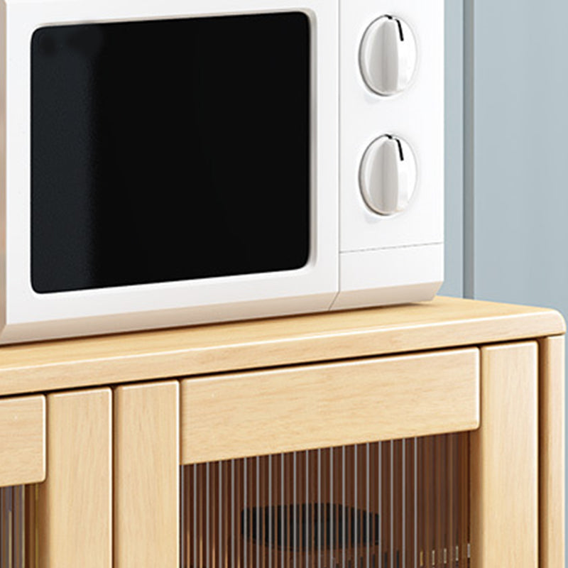 Contemporary Sideboard Solid Wood Dining Buffet with Drawers and Cabinets Clearhalo 'buffet_sideboard' 'Buffets & Sideboards' 'furn' 'furn_buffet_sideboard' 'Furniture' 'Kitchen & Dining Furniture' 6362682