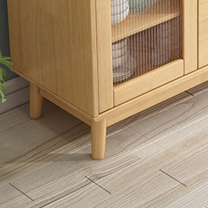 Contemporary Sideboard Solid Wood Dining Buffet with Drawers and Cabinets Clearhalo 'buffet_sideboard' 'Buffets & Sideboards' 'furn' 'furn_buffet_sideboard' 'Furniture' 'Kitchen & Dining Furniture' 6362686