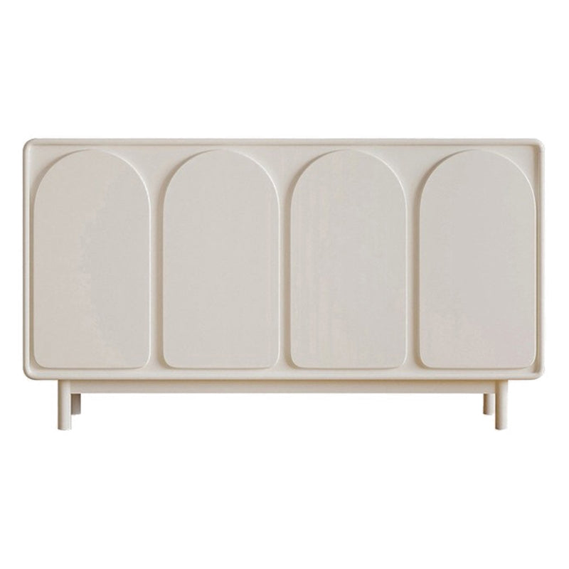 Modern Sideboard Buffet Cabinets Beige Buffet Sideboard for Living Room 55"L x 16"W x 35"H Clearhalo 'buffet_sideboard' 'Buffets & Sideboards' 'furn' 'furn_buffet_sideboard' 'Furniture' 'Kitchen & Dining Furniture' 6362701