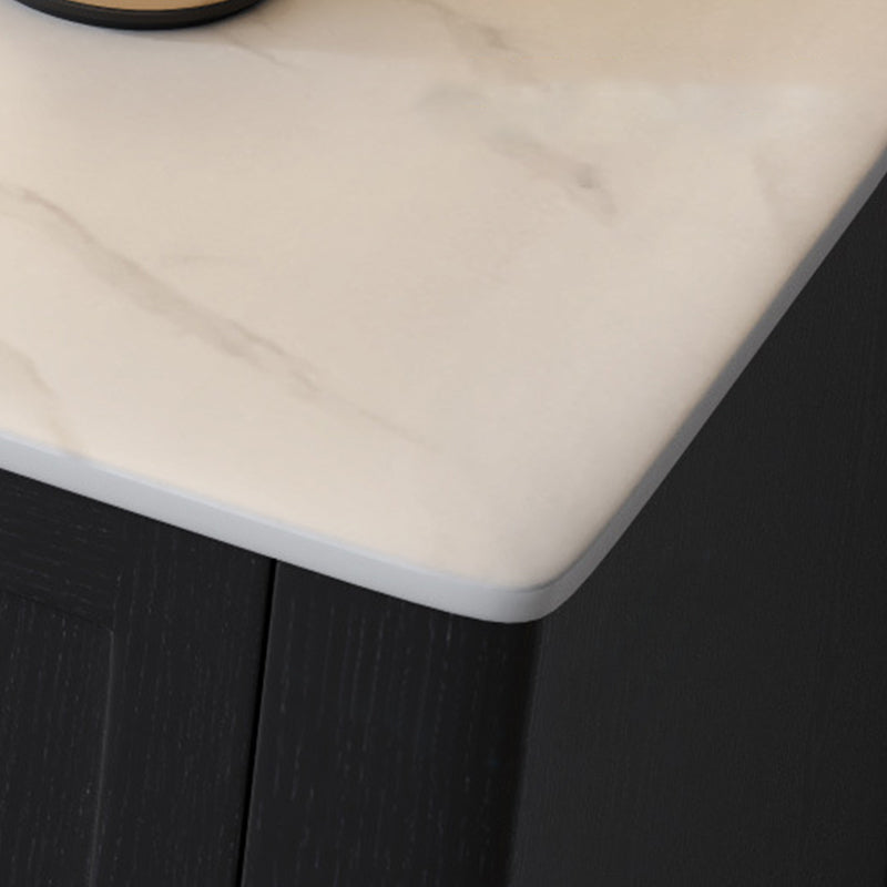 Buffet de style moderne buffet en pierre avec armoires et tiroirs