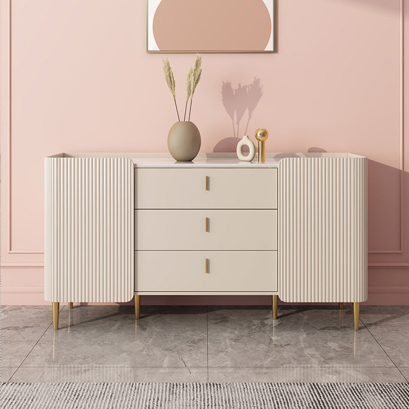 Glam Buffet Sideboard Armabies White 3 cassetti a buffet per soggiorno