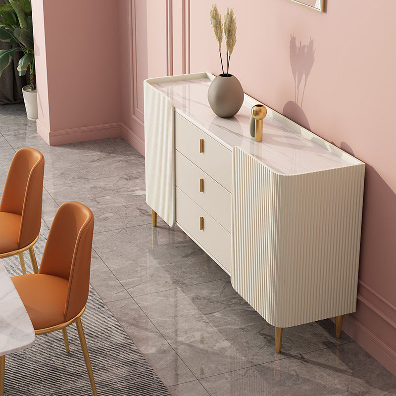 Glam Buffet Sideboard Armabies White 3 cassetti a buffet per soggiorno