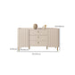 Glam Buffet Sideboard Armabies White 3 cassetti a buffet per soggiorno